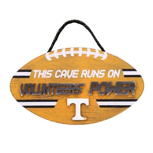 Forever Collectibles Tennessee Volunteers Sign Wood Football Power Design 9279702776